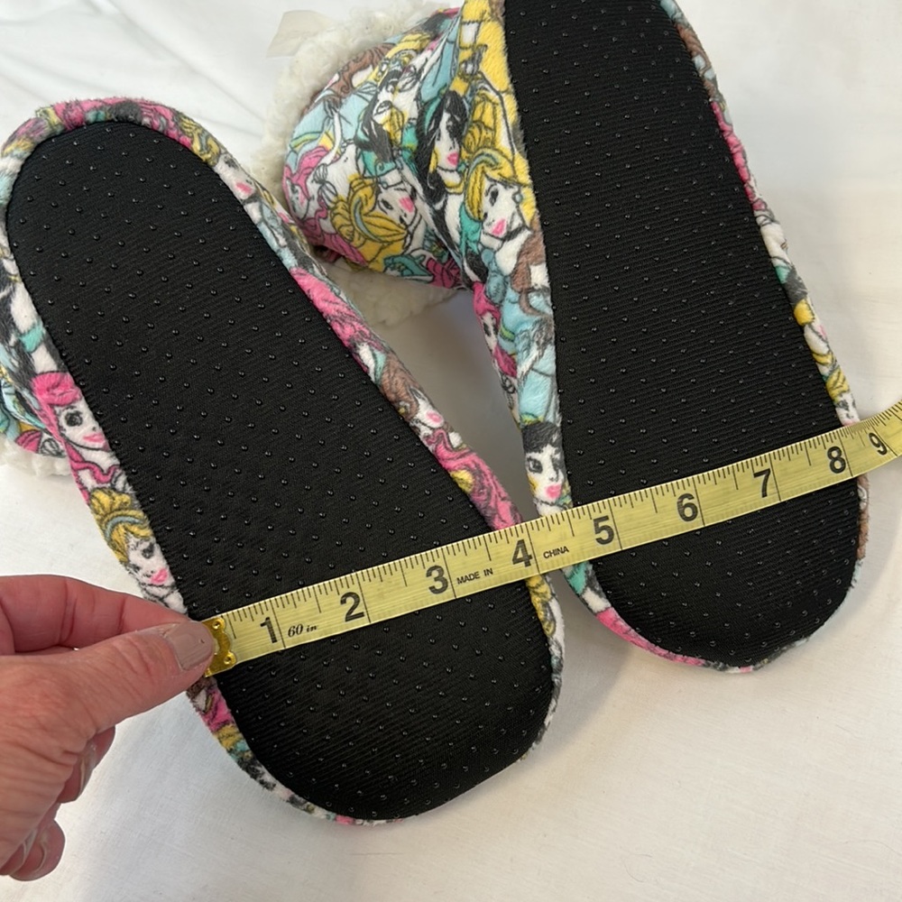 Disney Princess Soft Sherpa Lined Bootie Slipper by Fuzzy Babba Size Women’s S/M - Picture 8 of 12